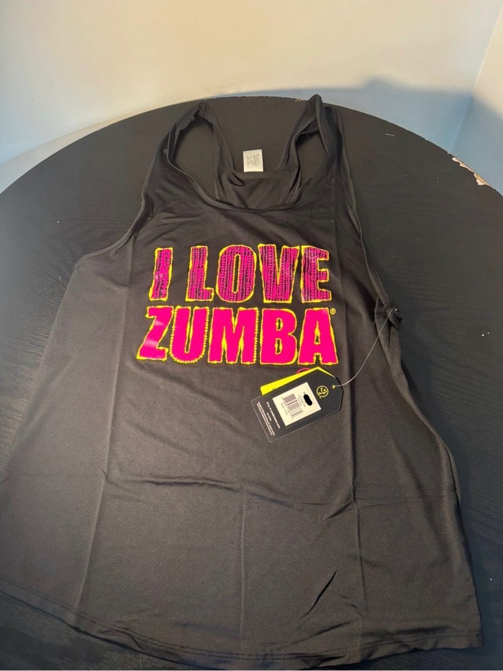 2x EVELARA RESERVED Zumba I Love Zumba Tank Top Black - Size XS - Women’s